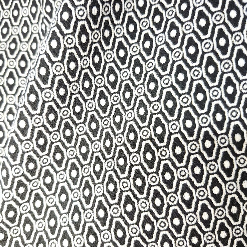 Roz & Ali Womens Pull On Dress Pants Size 20 Black White Geometric Career - Picture 5 of 12